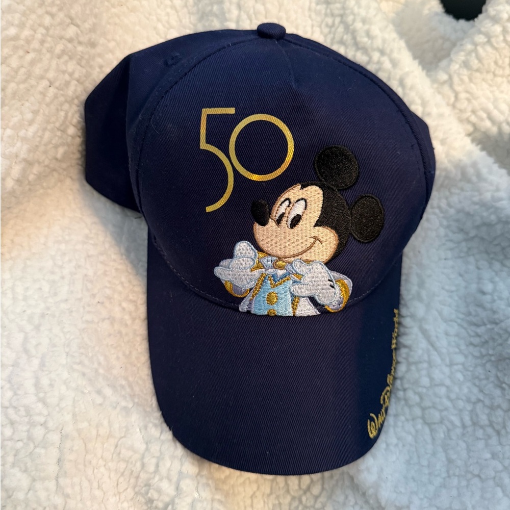 Disney Navy Blue Cotton Baseball Cap